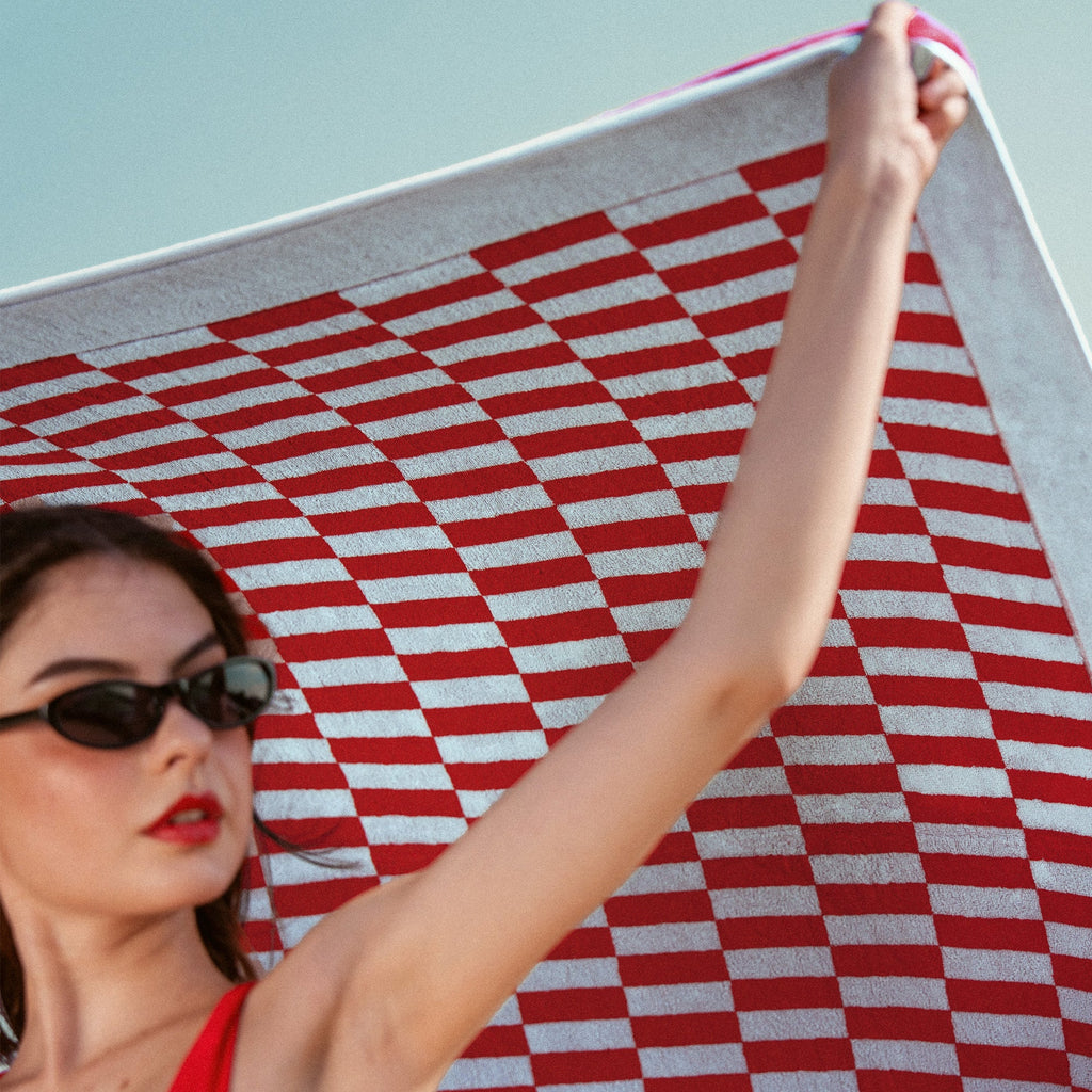Pietra Checkered Australian Cotton Towels