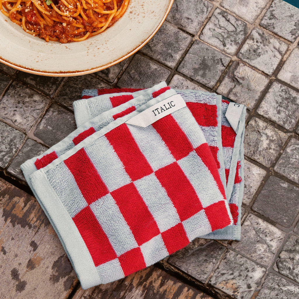 Pietra Checkered Australian Cotton Towels