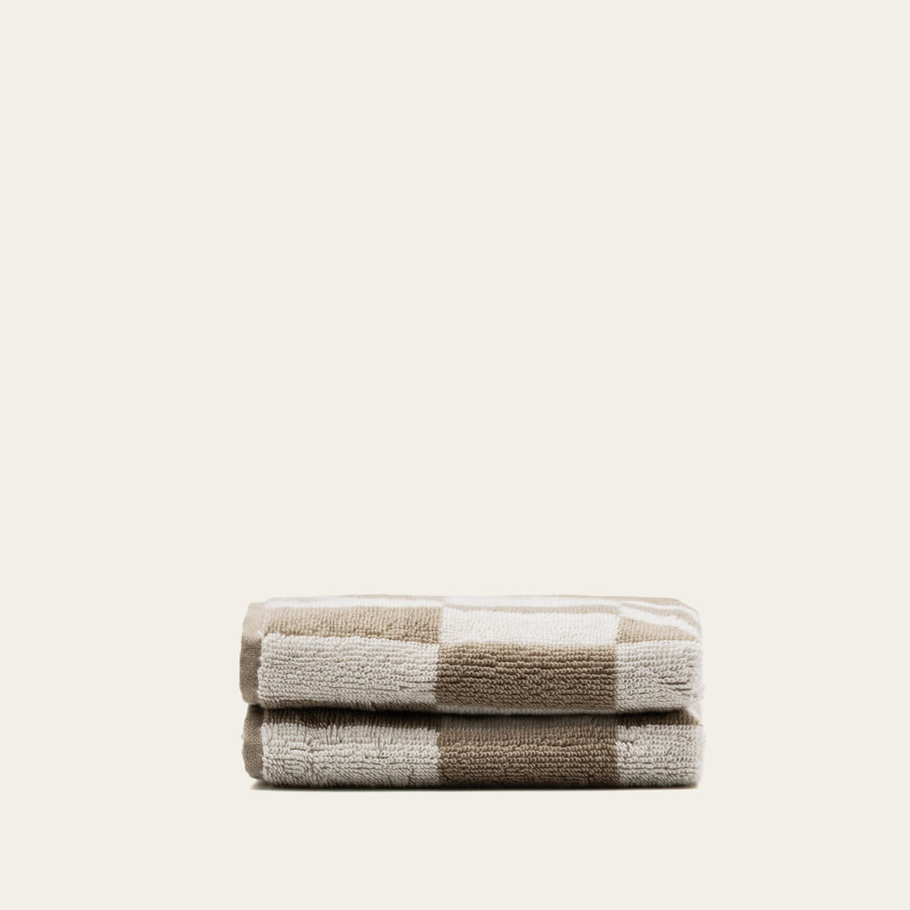 Pietra Checkered Australian Cotton Towels