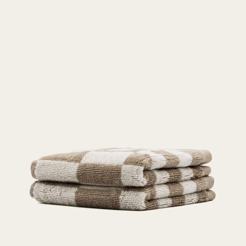 Pietra Checkered Australian Cotton Towels