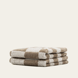 Pietra Checkered Australian Cotton Towels