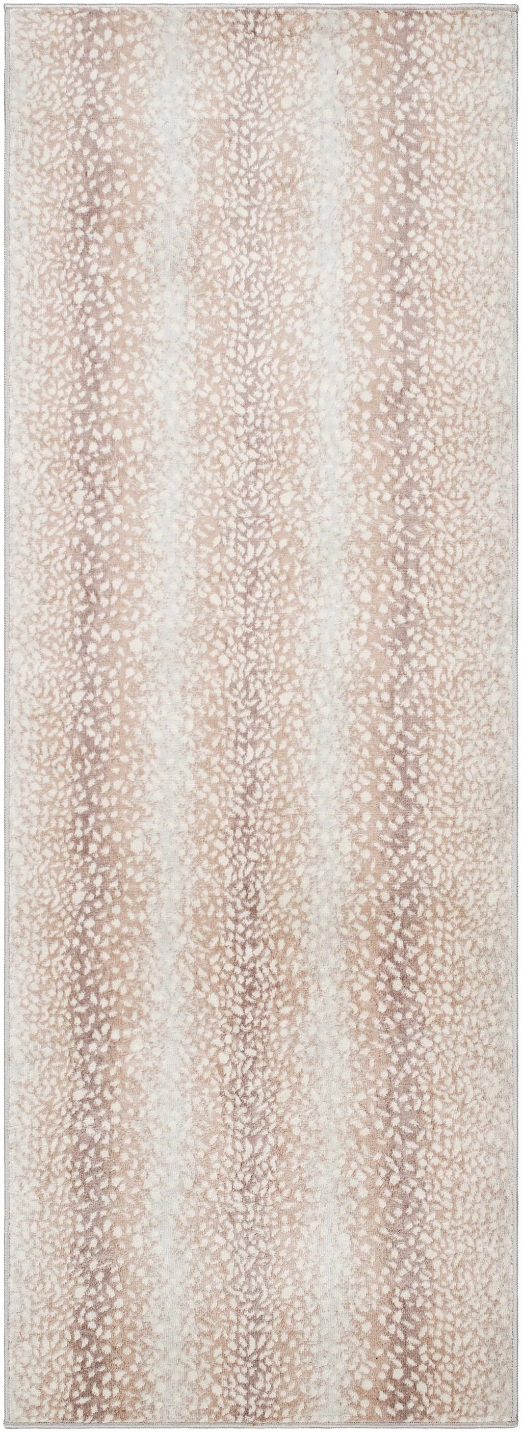 Pointblank Tan Leopard Print Rug – Stylish Animal Print Living Room Rug
