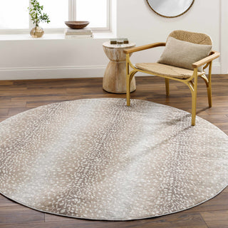 Pointblank Tan Leopard Print Rug – Stylish Animal Print Living Room Rug