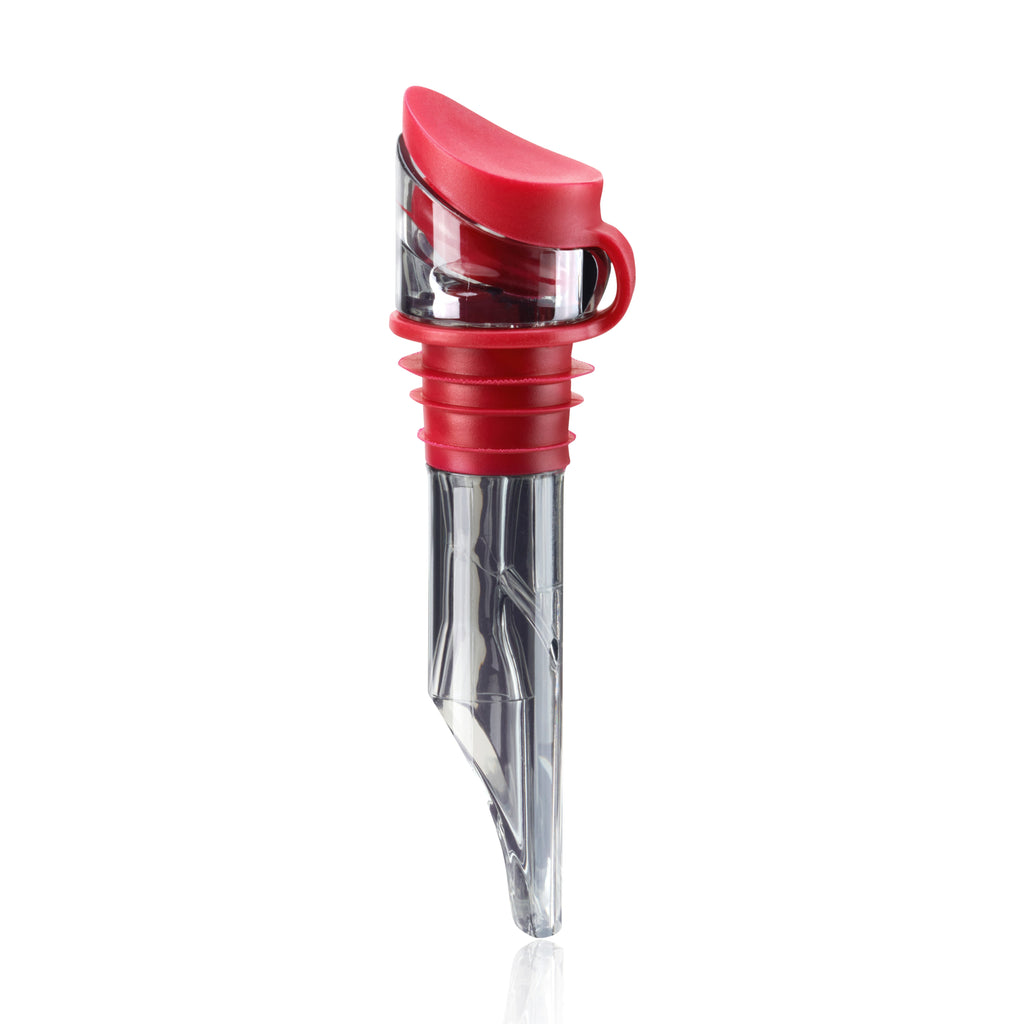 Tilt Wine Aerator in Raspberry