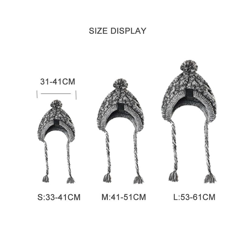 Winter Knitted Pet Hat – Cozy Fluffy Pom Pom Dog & Cat Beanie