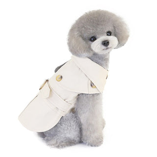 British Style Pet Jacket – Thick Winter Coat for Small Dogs & Cats