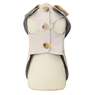 British Style Pet Jacket – Thick Winter Coat for Small Dogs & Cats