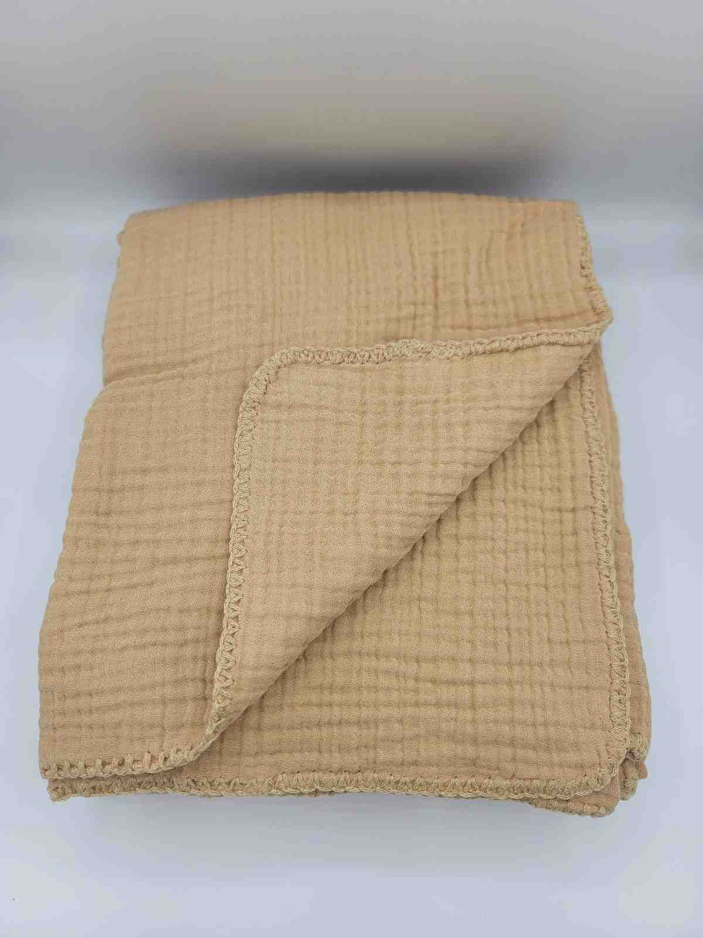 Quilted Muslin Blanket | 4-Layer Cotton Baby & Home Throw