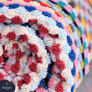 Pom Pom Bath Towel | Organic Cotton Jacquard Towel