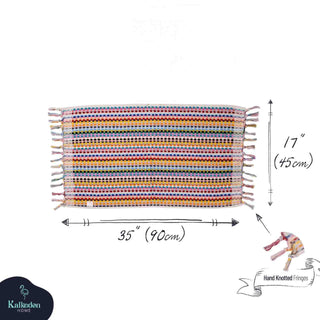 Pom Pom Hand Towel | Organic Turkish Cotton Plush Jacquard Towel