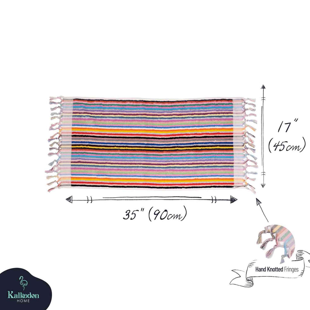 Striped Hand Towel | Organic Cotton Plush & Absorbent