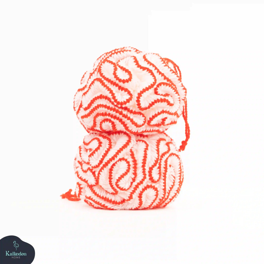 Organic Cotton Shower Pouf | Eco-Friendly Bath Loofah