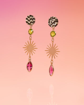 Riza Edgy Dangle Earrings