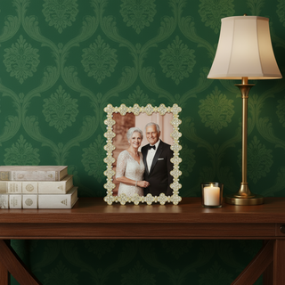 Pavé Clover Picture Frame