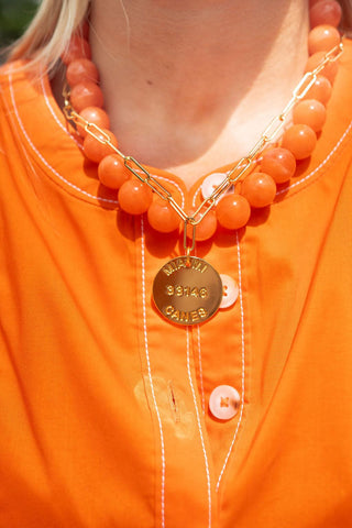 Ryan Beaded Acrylic Necklace