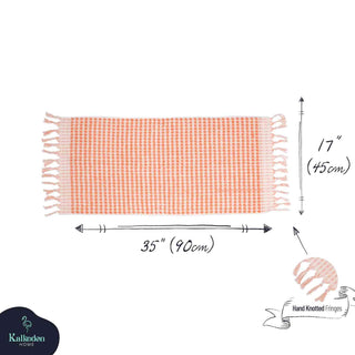 Pom Pom Hand Towel | Organic Turkish Cotton Plush Jacquard Towel