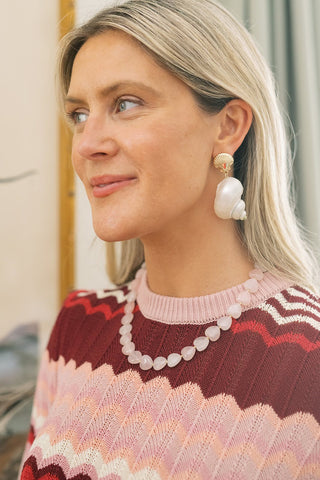 Sammie Shell Statement Earrings