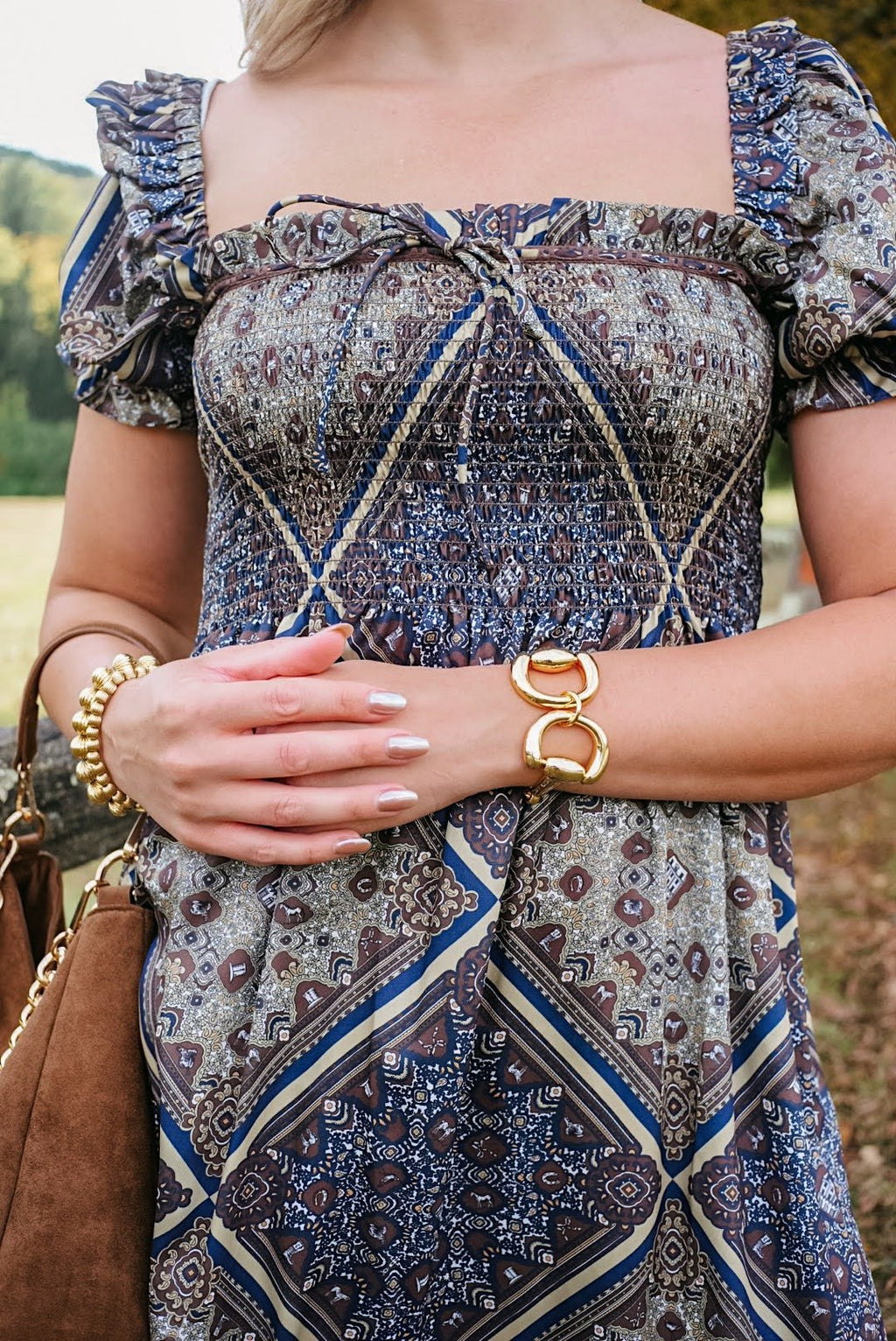 Sarah Large Snaffle Bracelet – 18K Gold-Plated Equestrian Statement Jewelry