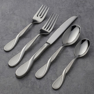 Oneida Aquarius Satin 5-Piece Place Setting, 18/10 stainless steel (view 2)