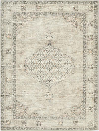 Lila Medallion Brown Livabliss x Becki Owens Rug – Elegant Patterned Area Carpet