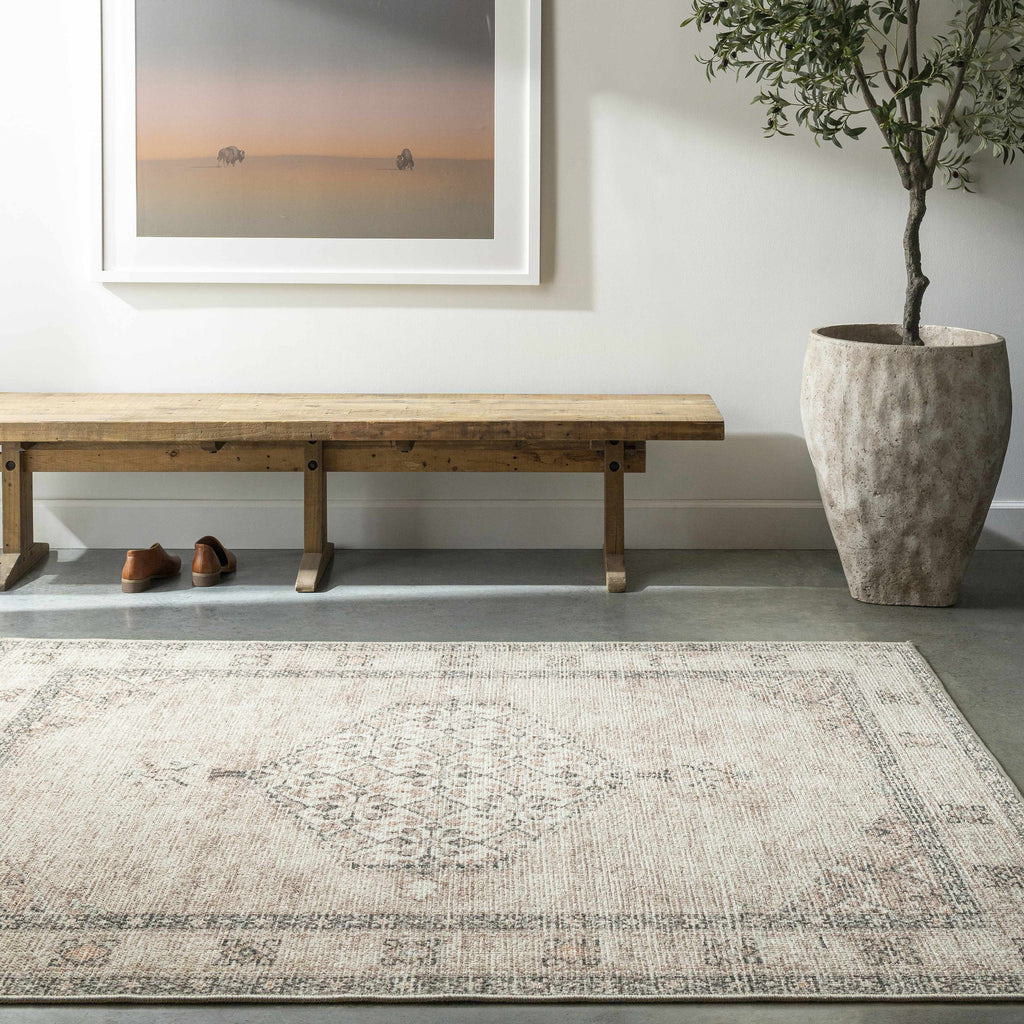 Lila Medallion Brown Livabliss x Becki Owens Rug – Elegant Patterned Area Carpet