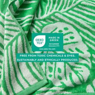 Elegant Cotton Velour Beach Towel Set – Maui Collection (2-Pack)