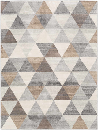 Sells Gray Brown Triangles Area Carpet – Modern Geometric Washable Rug