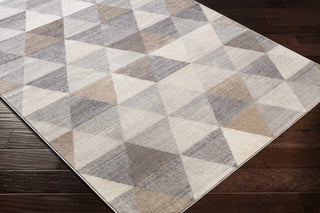 Sells Gray Brown Triangles Area Carpet – Modern Geometric Washable Rug