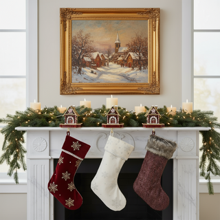 Gingerbread Box Stocking Holder