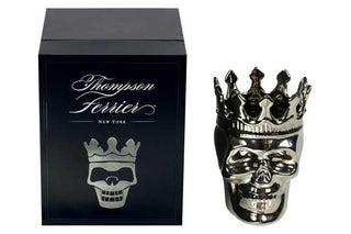 Silver Maximilien Skull Candle | Monte Cristo Collection