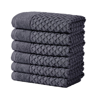 Grayson Cotton Diamond Waffle Weave Bath Towel Set