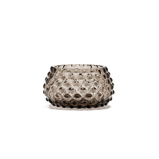 Hobnail Glass Bowl in Smokey Amaro – Small