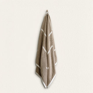 Sorrel Geometric Australian Cotton Towels