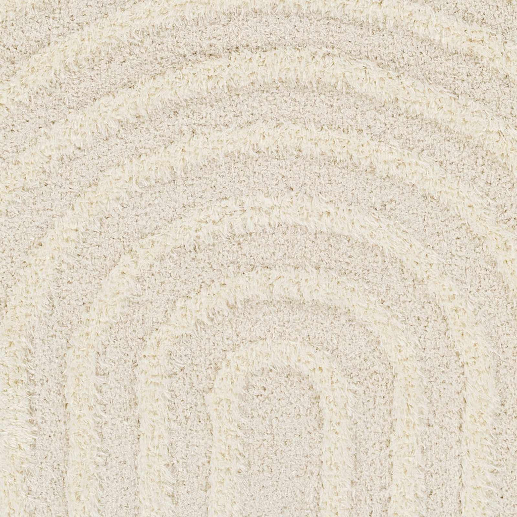 Arnel Cream Area Rug – Contemporary Light Neutral Floor Carpet