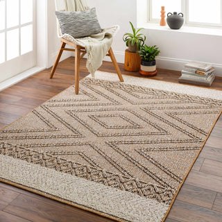Beige Areli Area Rug – Soft Neutral Washable Living Room Carpet