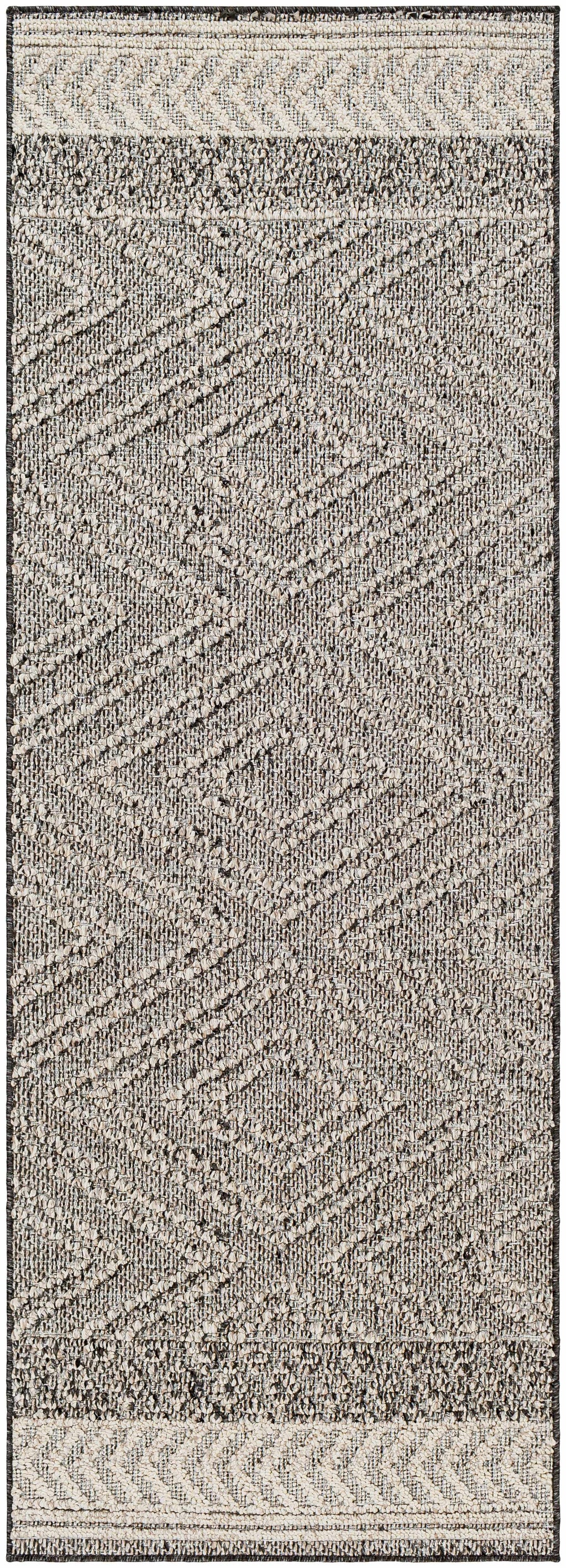 Areli Beige Brown Outdoor Rug – Soft Modern Washable Patio Carpet