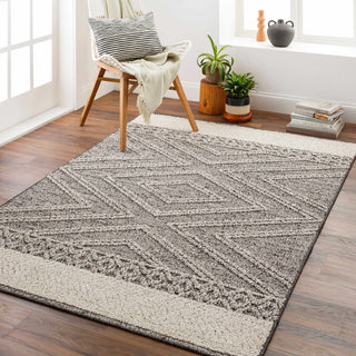Areli Beige Brown Outdoor Rug – Soft Modern Washable Patio Carpet
