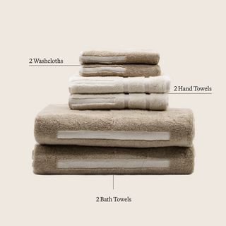 Sorrel Geometric Australian Cotton Towels