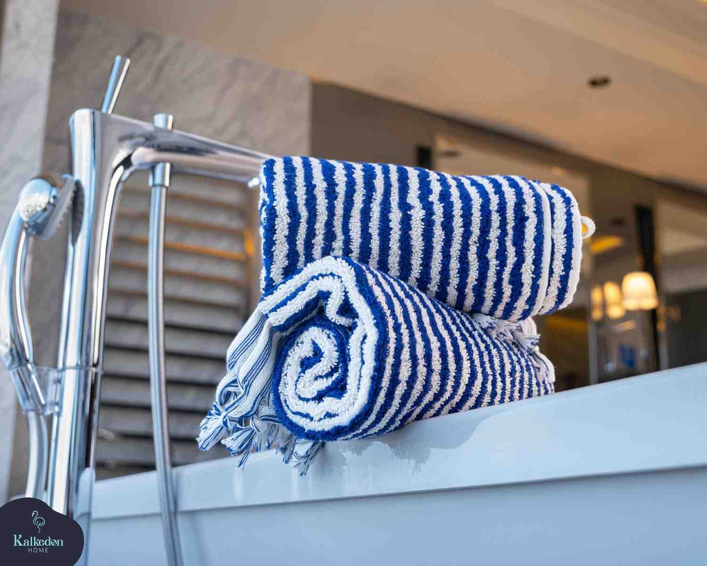 Striped Hand Towel | Organic Cotton Plush & Absorbent