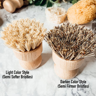 Natural Sisal Cleaning Brush – Beech Wood Eco-Friendly Kitchen Scrubber