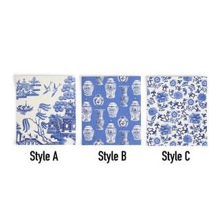 Chinoiserie Biodegradable Kitchen Cloth – Eco-Friendly Multipurpose Cleaning Cloth