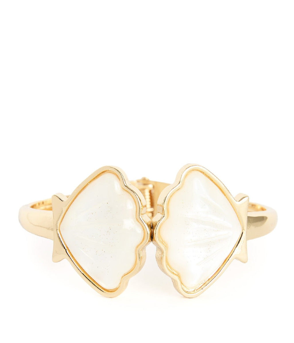 Summer Cuff - Acrylic Scallop Shell