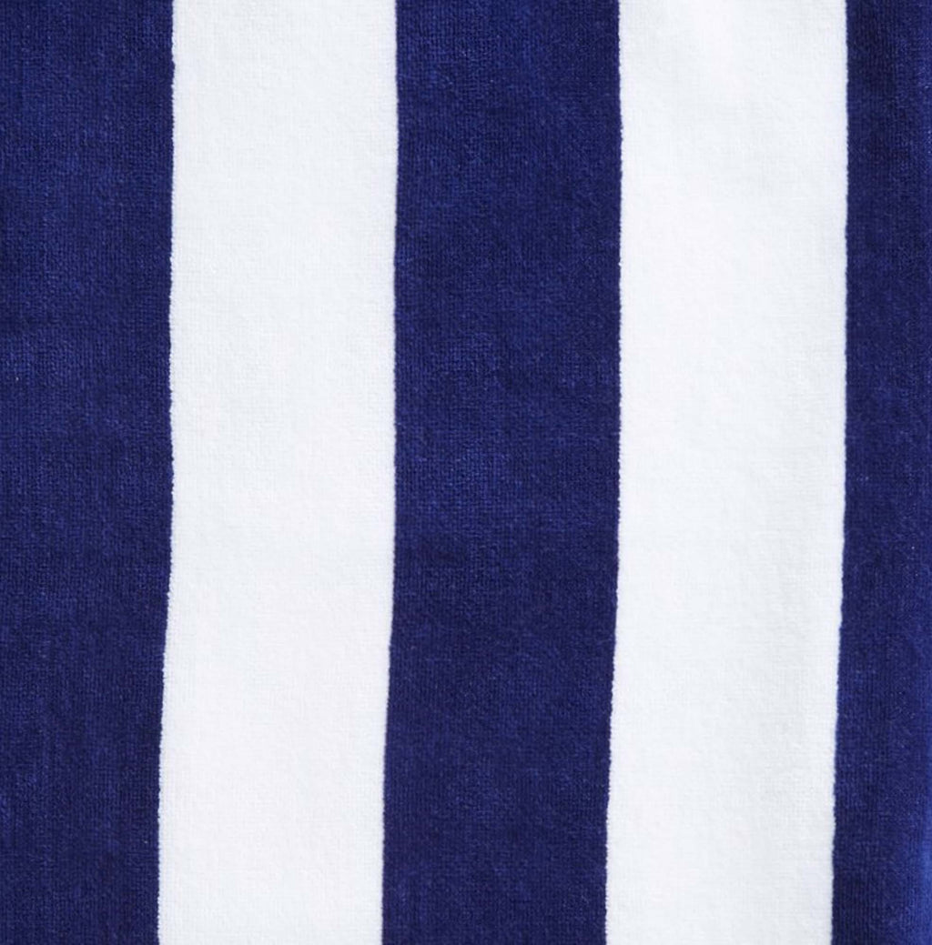 Elegant Cotton Velour Cabana Stripe Beach Towel – Novia Collection