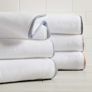 Elegant Cotton Border-Stitched Towel Set – Valery Collection (6-Piece)