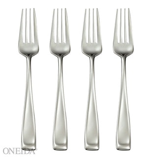 Oneida Moda Salad Forks, Set of 4, 18/10 stainless steel