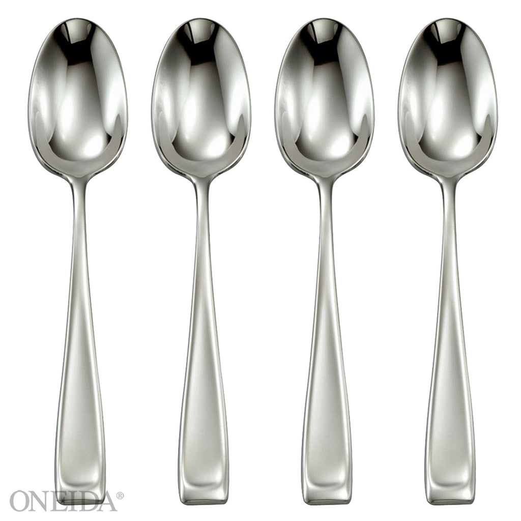 Oneida Moda Dinner Spoos, Set of 4, 18/10 stainless steel