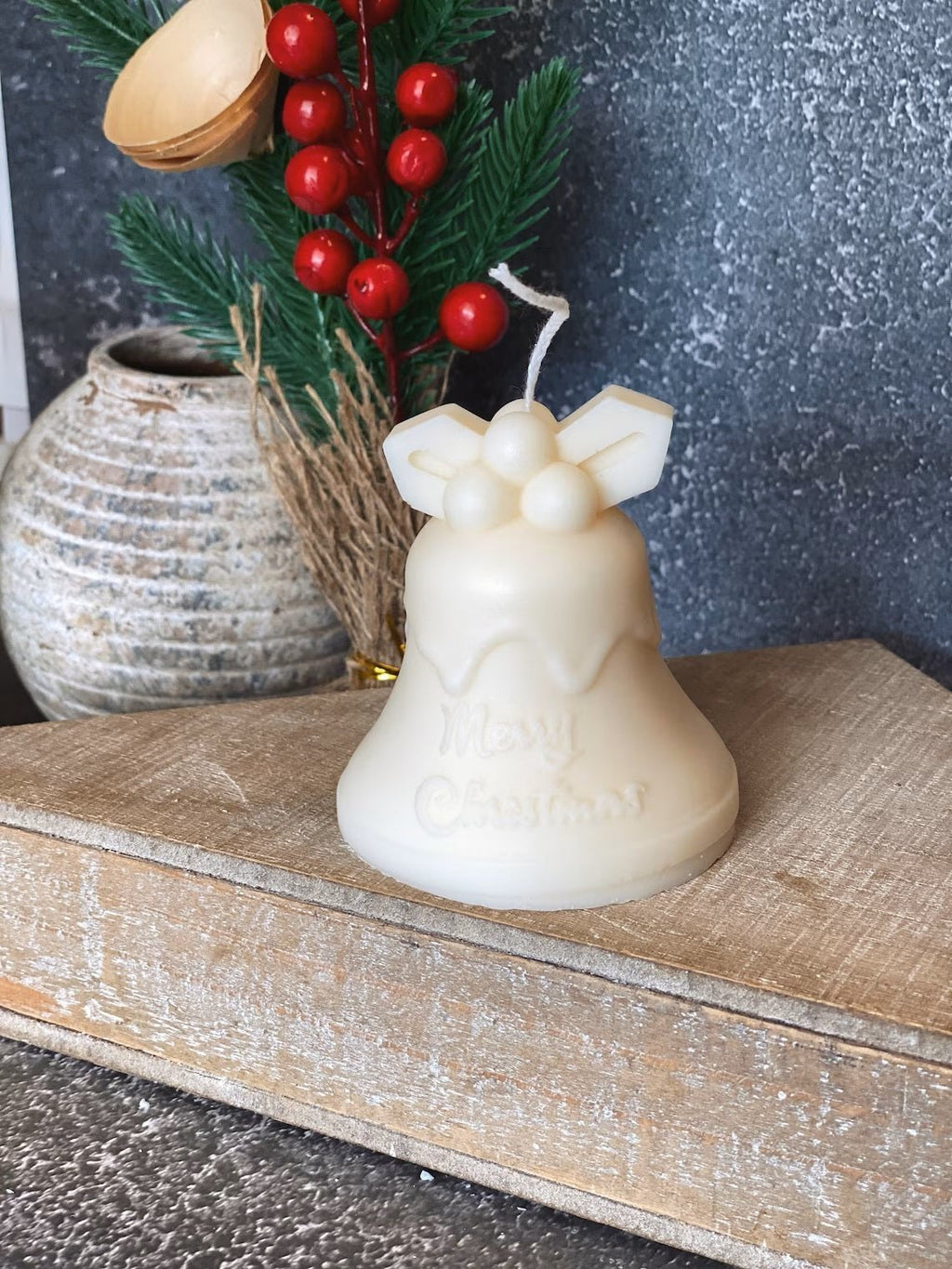 Tall Bell Christmas Candle - Anara Lifestyle