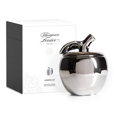 Silver Malus Apple Candle – Fruity Apple Scented Candle in Silver Design