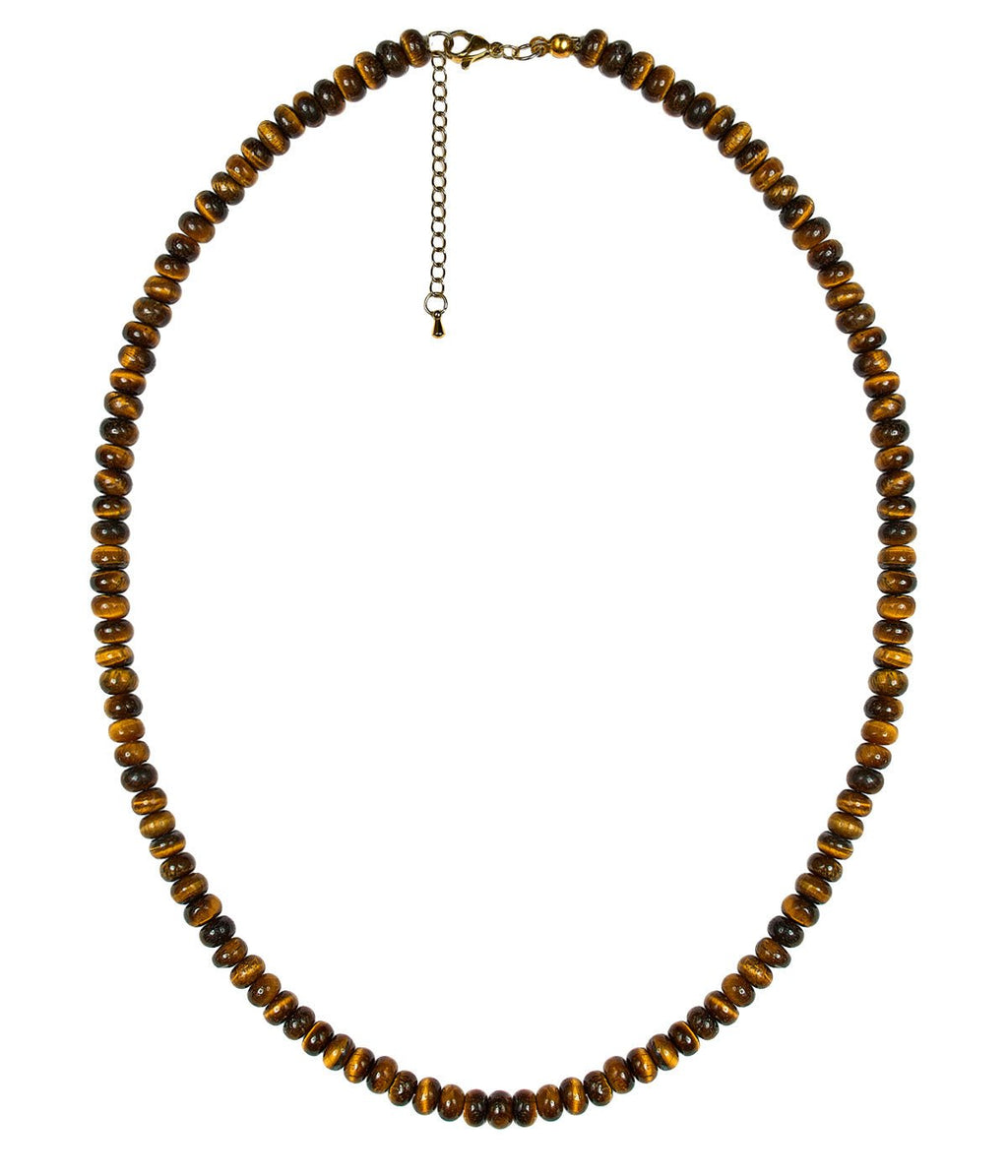 Tiger Eye Beaded Necklace