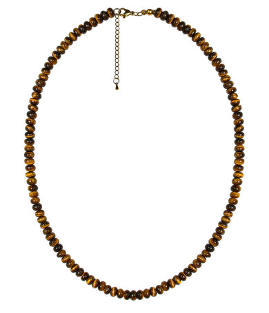 Tiger Eye Beaded Necklace